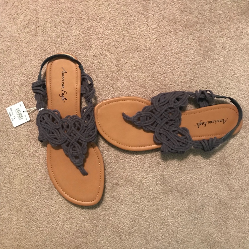 Dark Gray Sandals